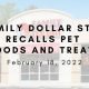 Family Dollar Store Recall
